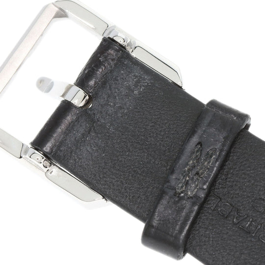 CHANEL Watches Quartz H4884 Stainless Steel Silver boy friend black dial
