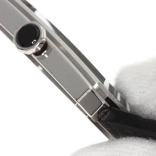CHANEL Watches Quartz H4884 Stainless Steel Silver boy friend black dial