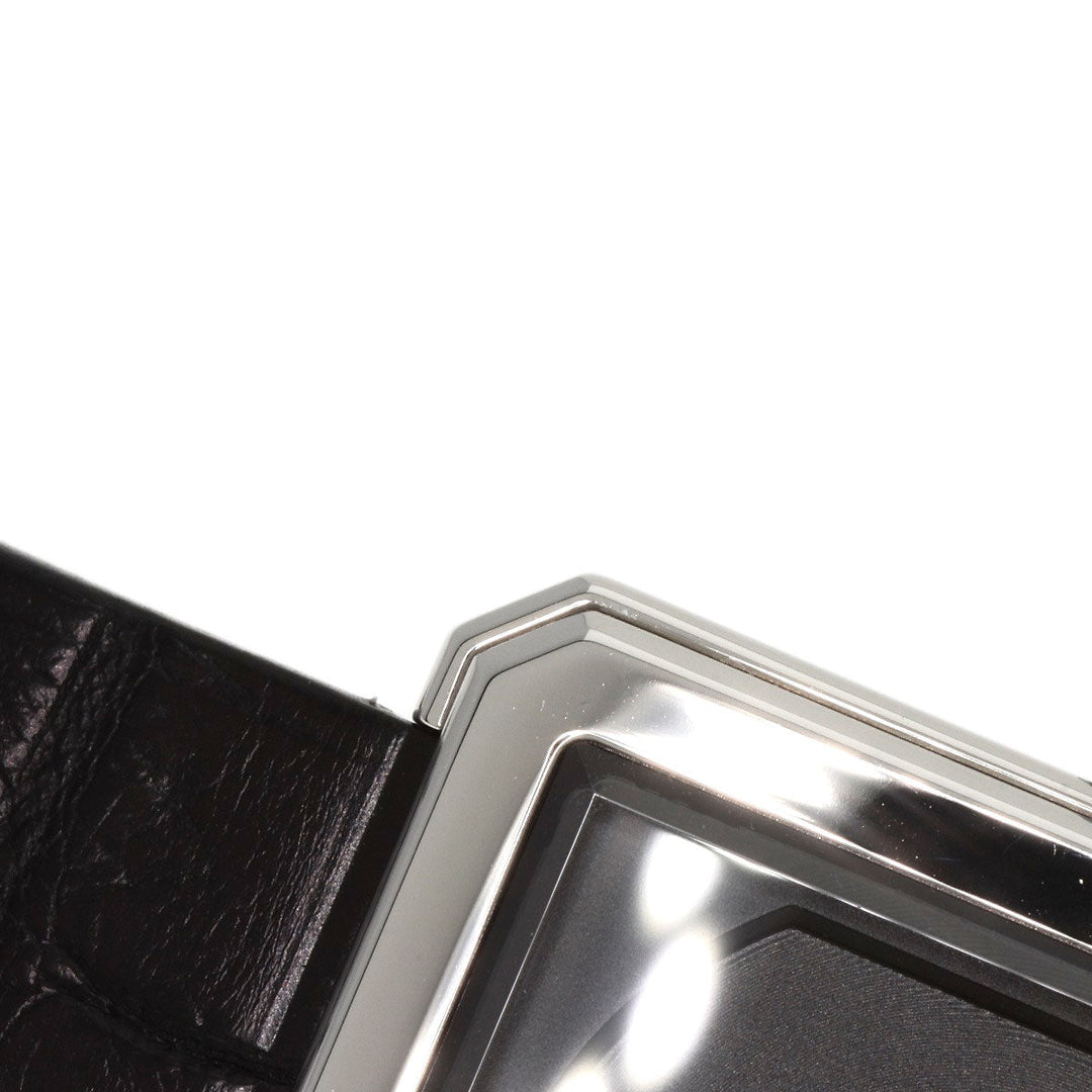 CHANEL Watches Quartz H4884 Stainless Steel Silver boy friend black dial