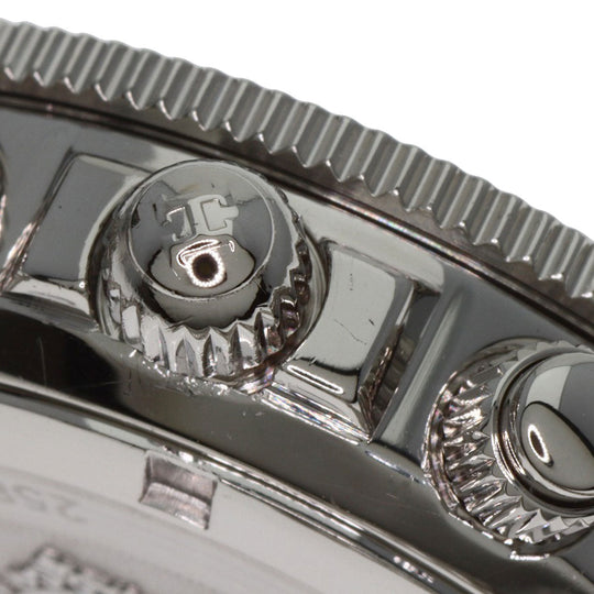 HERMES Watches Quartz CL2.310 Stainless Steel Silver Clipper Diver Chronograph New Buckle Pink shell dial