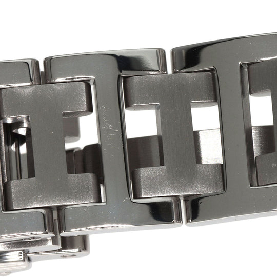 HERMES Watches Quartz CL2.310 Stainless Steel , Stainless Steel Silver Clipper Diver Chronograph black dial Women Used Authentic
