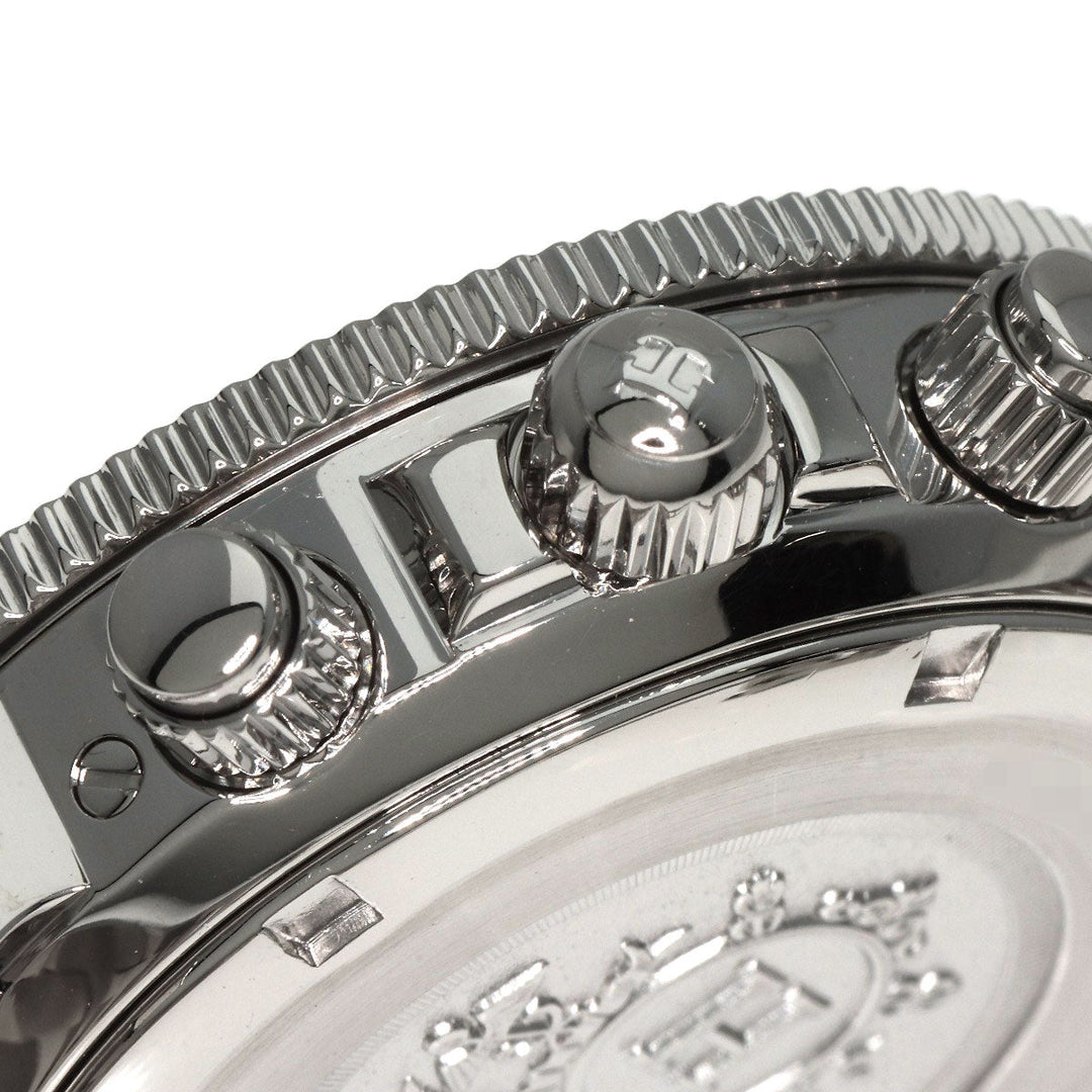 HERMES Watches Quartz CL2.310 Stainless Steel , Stainless Steel Silver Clipper Diver Chronograph black dial Women Used Authentic