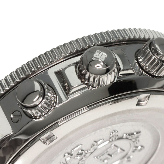 HERMES Watches Quartz CL2.310 Stainless Steel , Stainless Steel Silver Clipper Diver Chronograph black dial Women Used Authentic