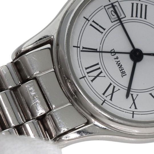 TIFFANY&Co. Watches Quartz Stainless Steel , Stainless Steel Silver Classic white dial Women Used Authentic