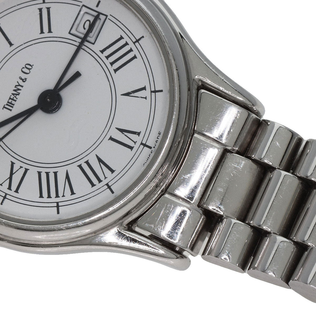 TIFFANY&Co. Watches Quartz Stainless Steel , Stainless Steel Silver Classic white dial Women Used Authentic