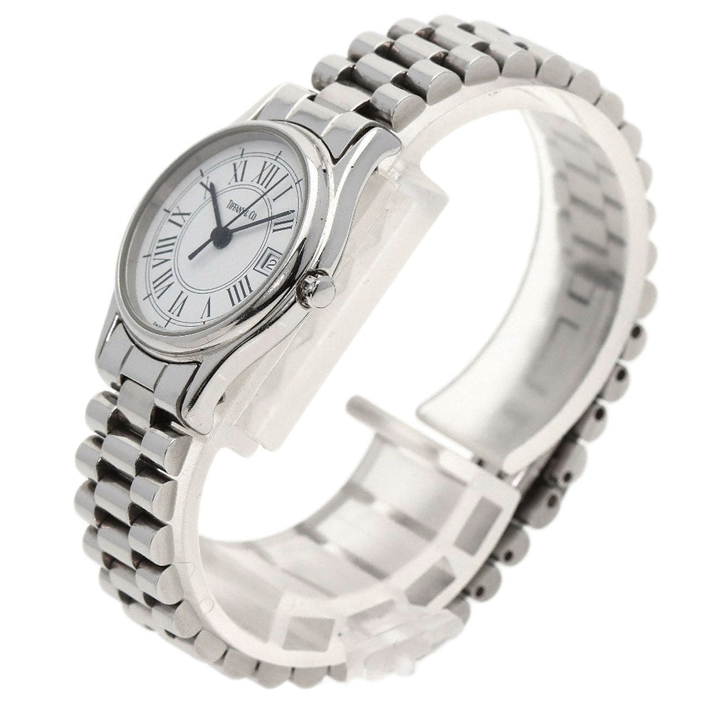 TIFFANY&Co. Watches Quartz Stainless Steel , Stainless Steel Silver Classic white dial Women Used Authentic