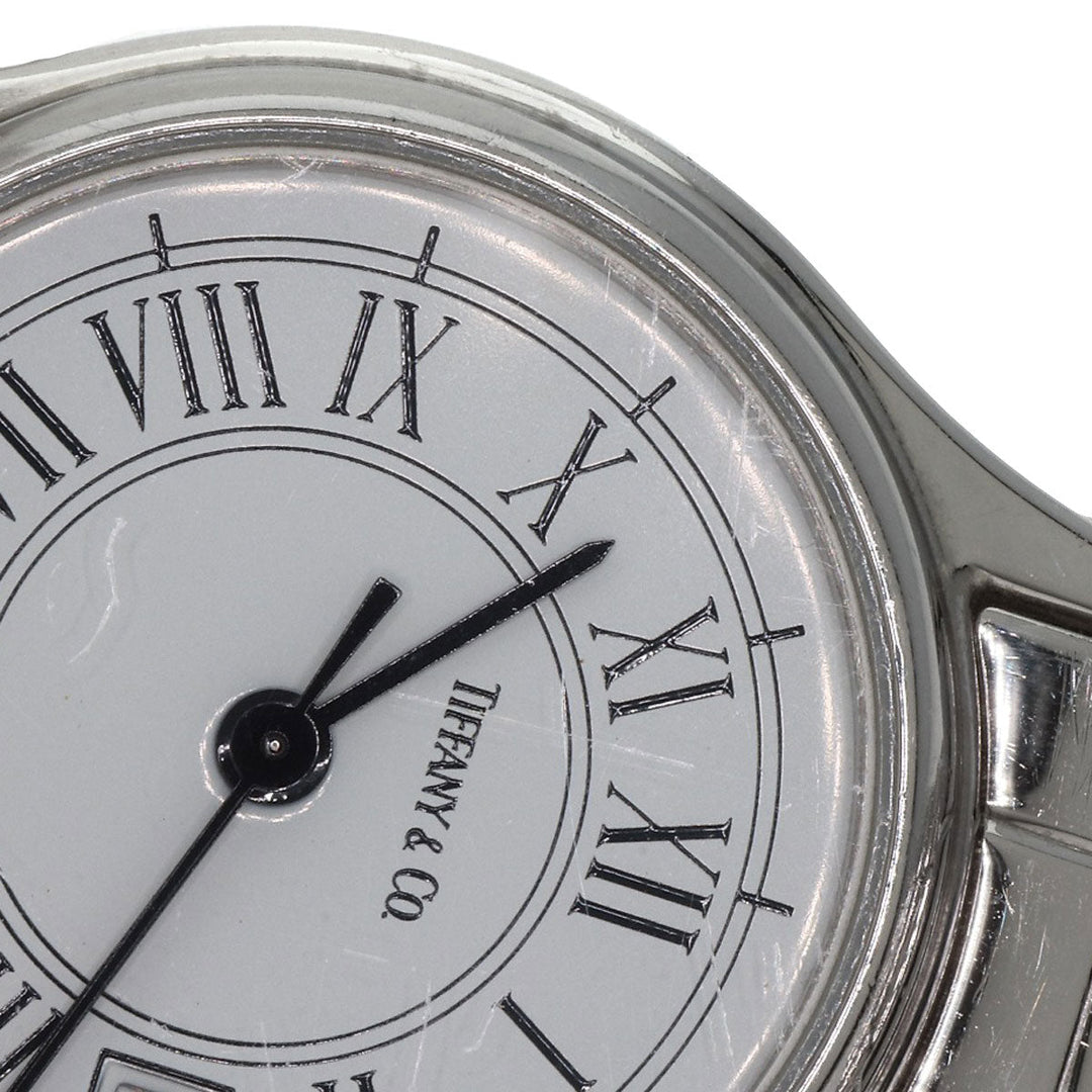 TIFFANY&Co. Watches Quartz Stainless Steel , Stainless Steel Silver Classic white dial Women Used Authentic