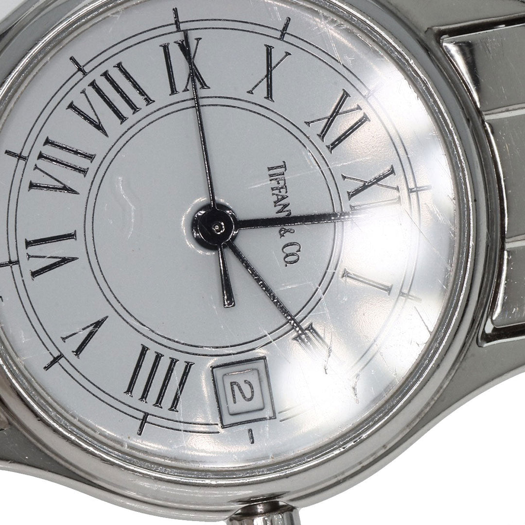 TIFFANY&Co. Watches Quartz Stainless Steel , Stainless Steel Silver Classic white dial Women Used Authentic