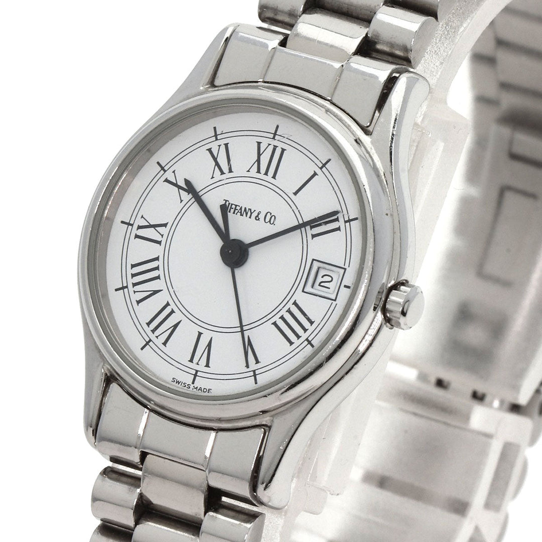 TIFFANY&Co. Watches Quartz Stainless Steel , Stainless Steel Silver Classic white dial Women Used Authentic