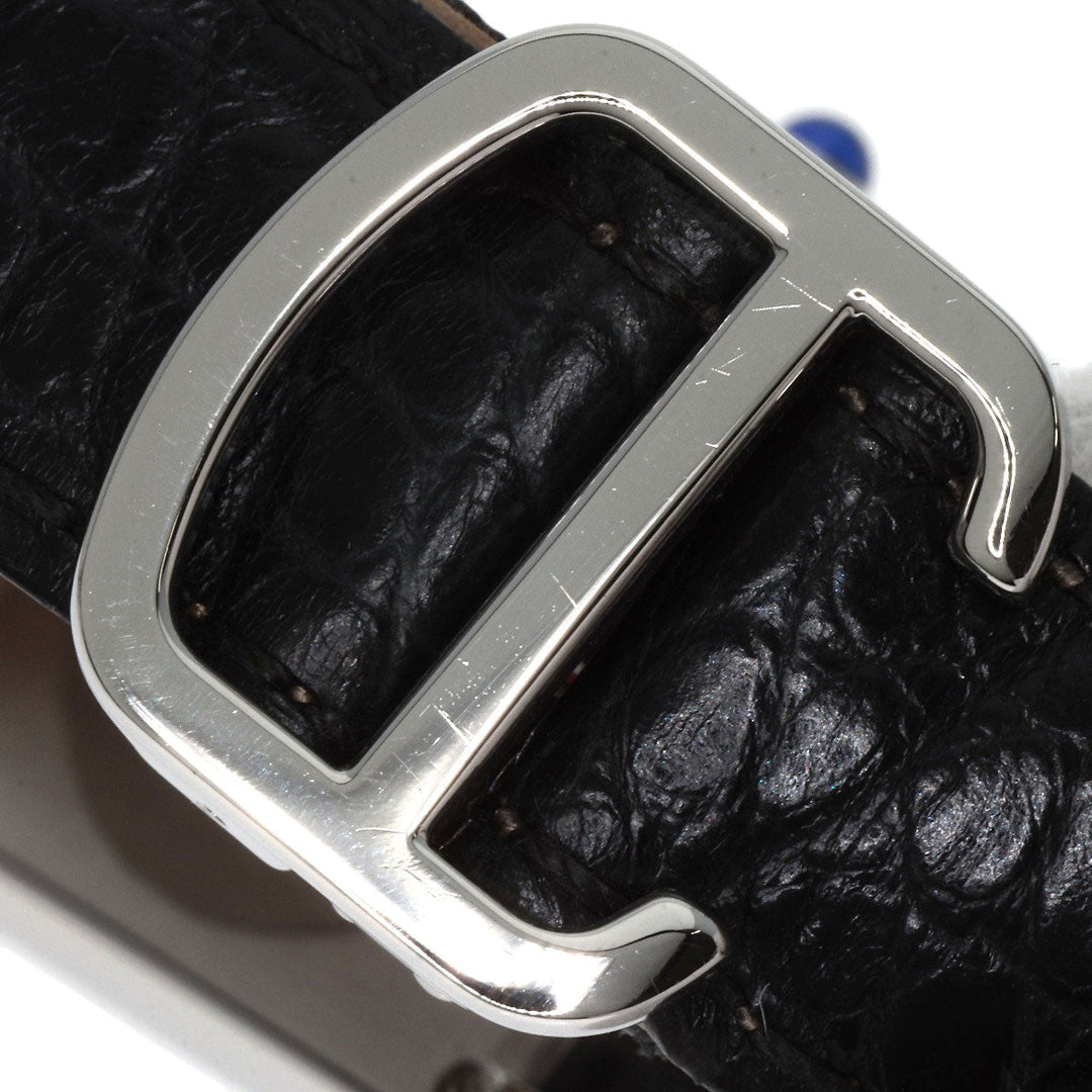 CARTIER Watches Quartz WSTA0030 Stainless Steel, Leather Silver Tank solo SM Silver dial Women Used Authentic