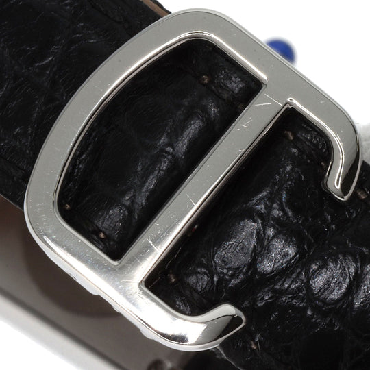 CARTIER Watches Quartz WSTA0030 Stainless Steel, Leather Silver Tank solo SM Silver dial Women Used Authentic