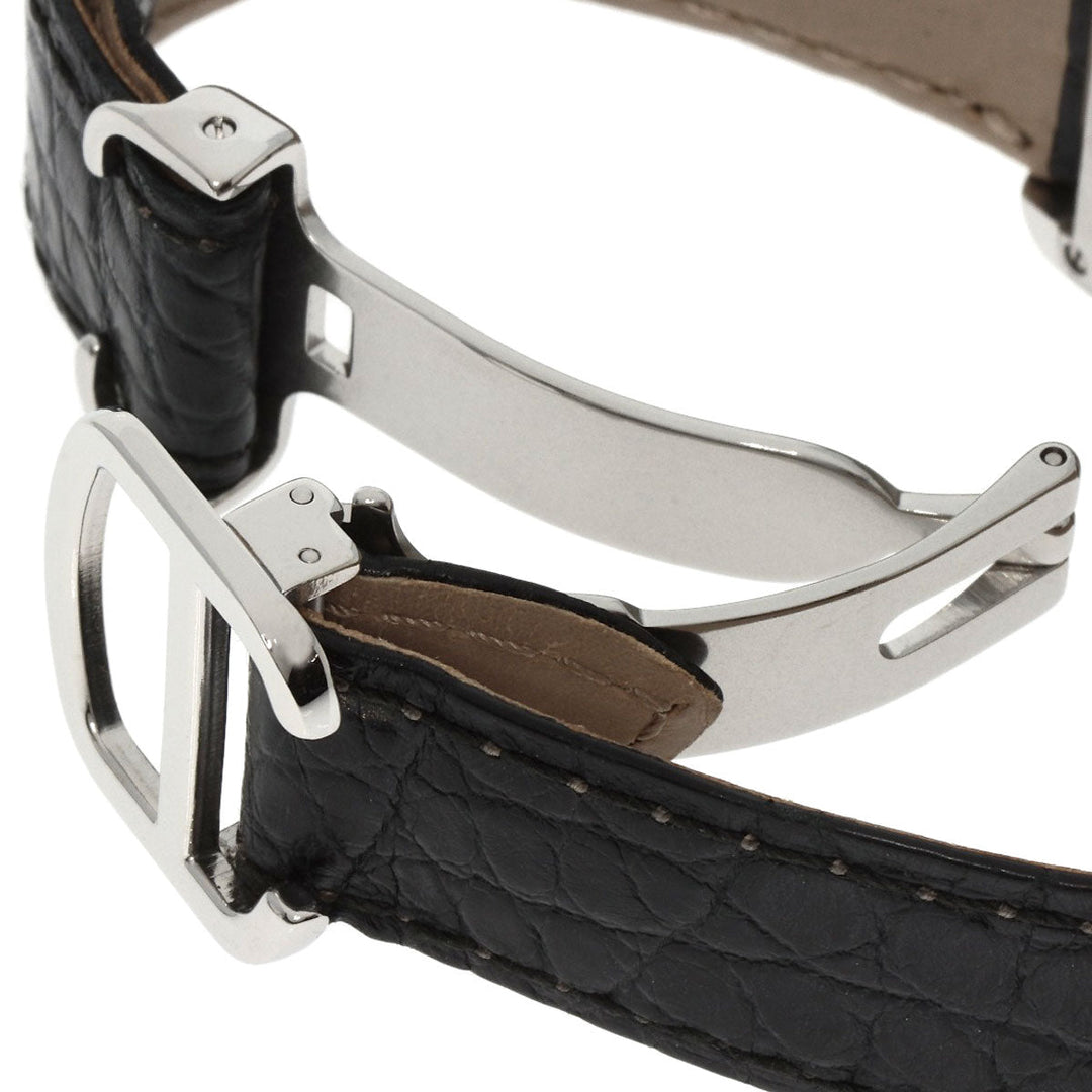 CARTIER Watches Quartz WSTA0030 Stainless Steel, Leather Silver Tank solo SM Silver dial Women Used Authentic