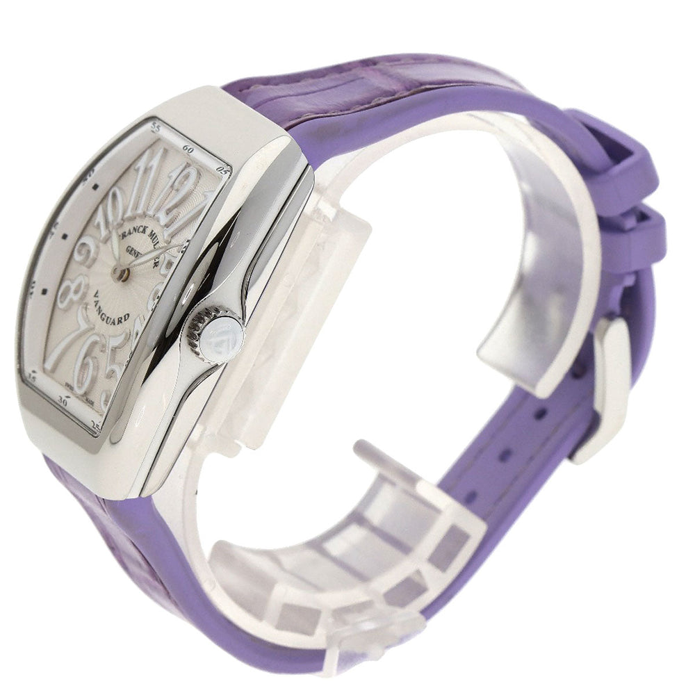 FRANCK MULLER Watches Quartz V32QZ Stainless Steel, Rubber Silver Vanguard Silver dial Women Used Authentic