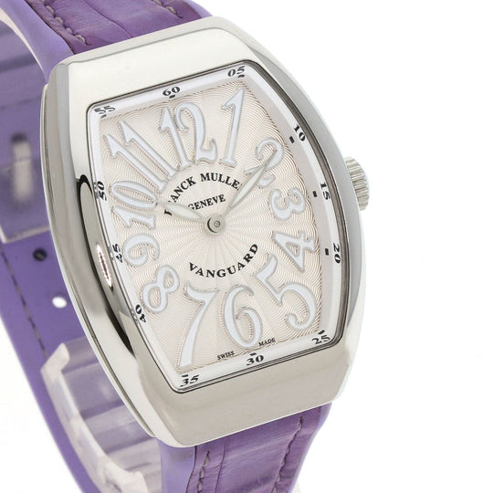 FRANCK MULLER Watches Quartz V32QZ Stainless Steel, Rubber Silver Vanguard Silver dial Women Used Authentic
