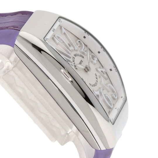 FRANCK MULLER Watches Quartz V32QZ Stainless Steel, Rubber Silver Vanguard Silver dial Women Used Authentic