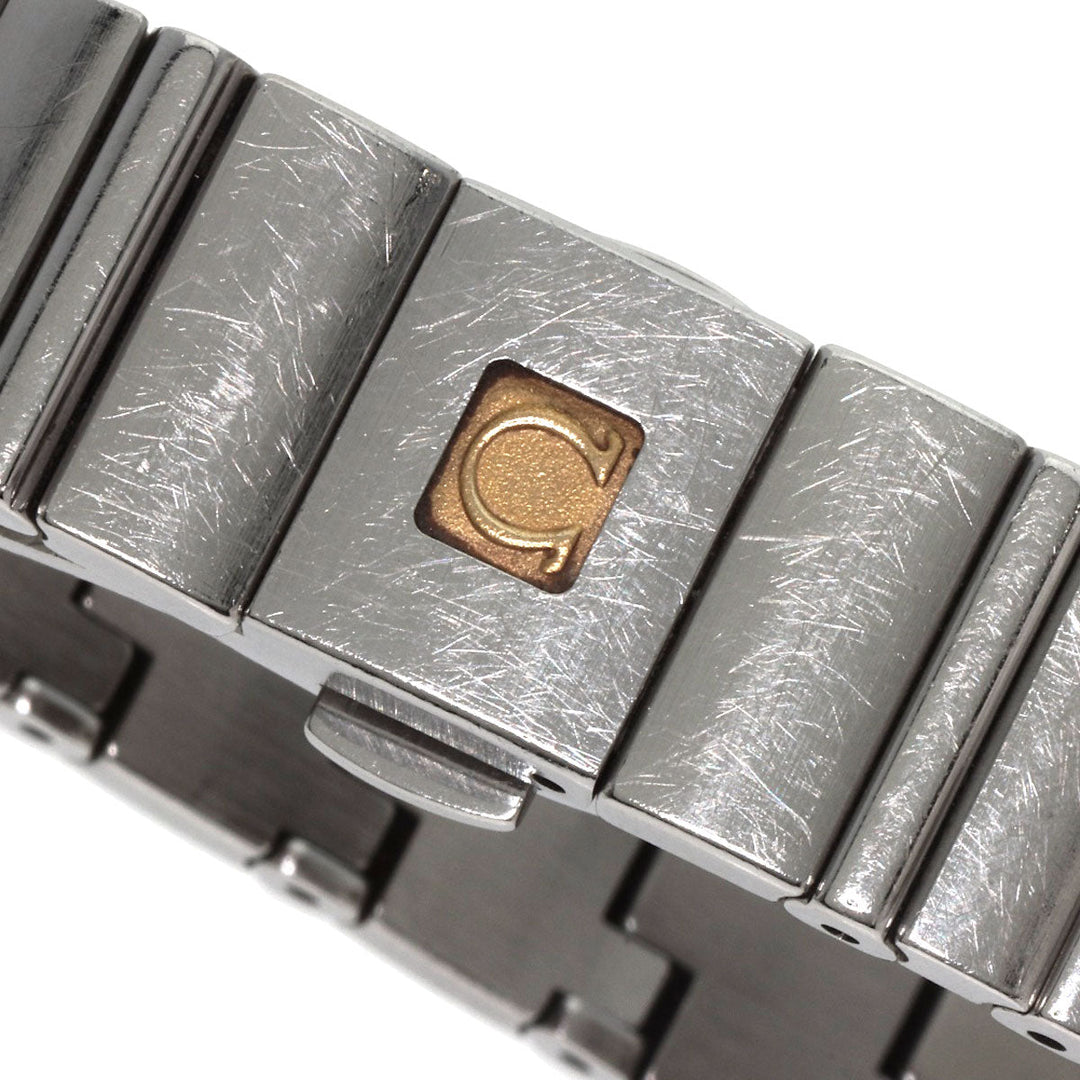 OMEGA Watches Quartz 1581.51 Stainless Steel , Stainless Steel Silver Constellation black dial Women Used Authentic