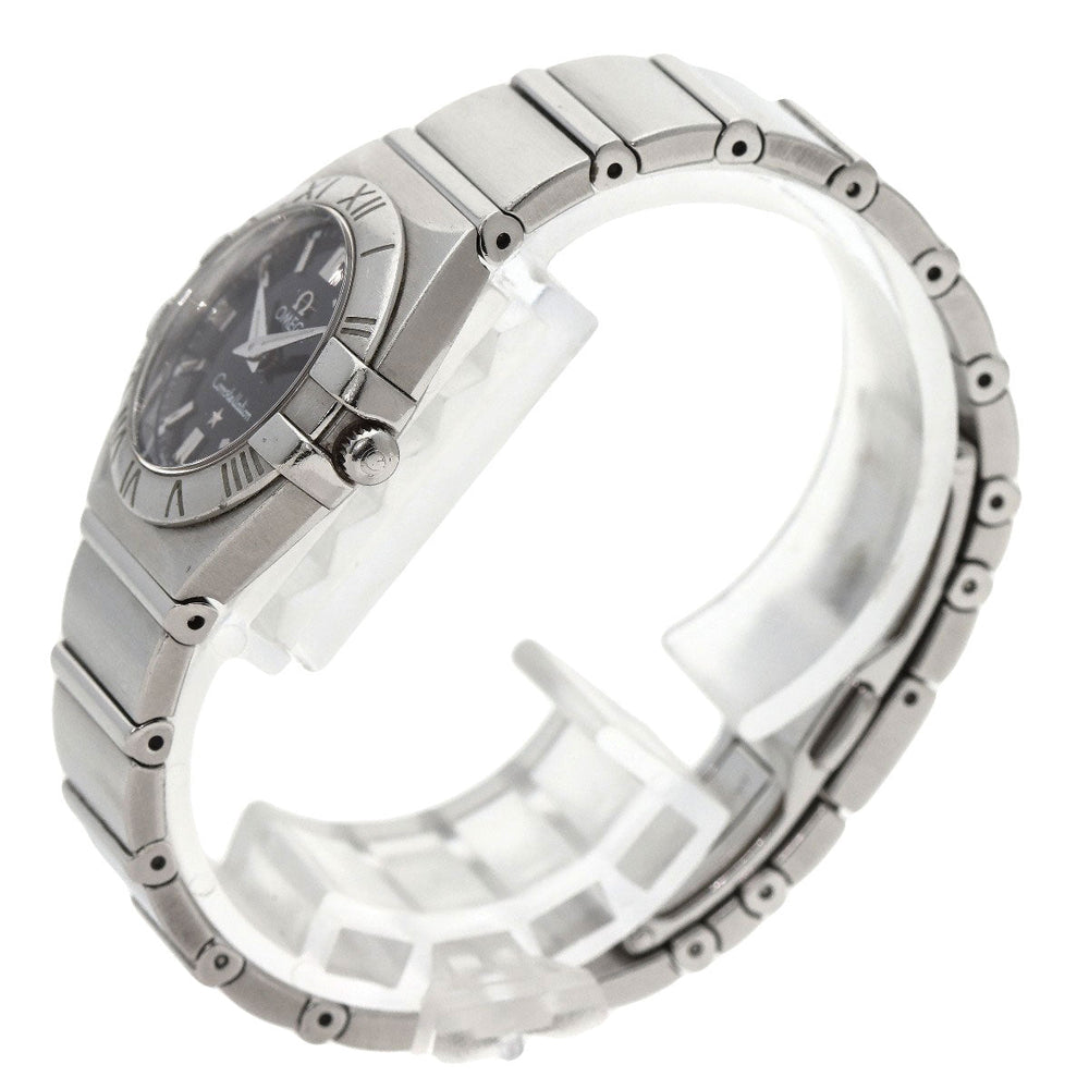 OMEGA Watches Quartz 1581.51 Stainless Steel , Stainless Steel Silver Constellation black dial Women Used Authentic