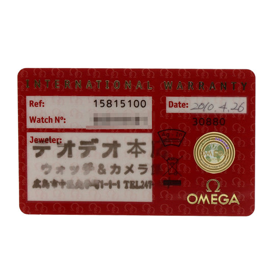OMEGA Watches Quartz 1581.51 Stainless Steel , Stainless Steel Silver Constellation black dial Women Used Authentic