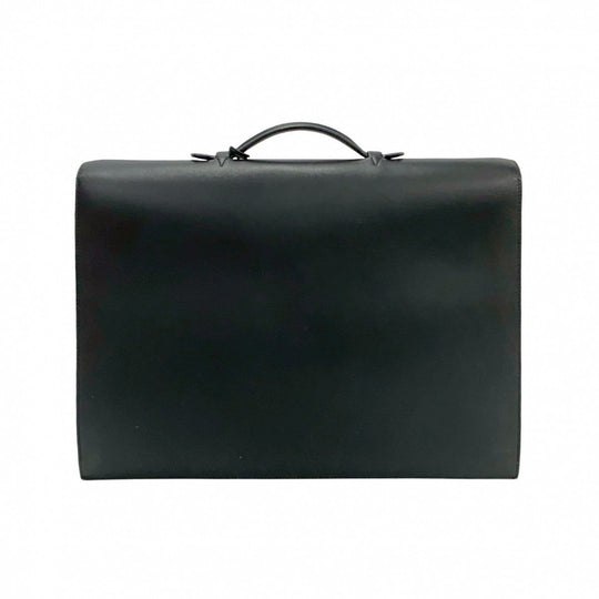 HERMES Business bag Box scarf black Sac Adepesh 41