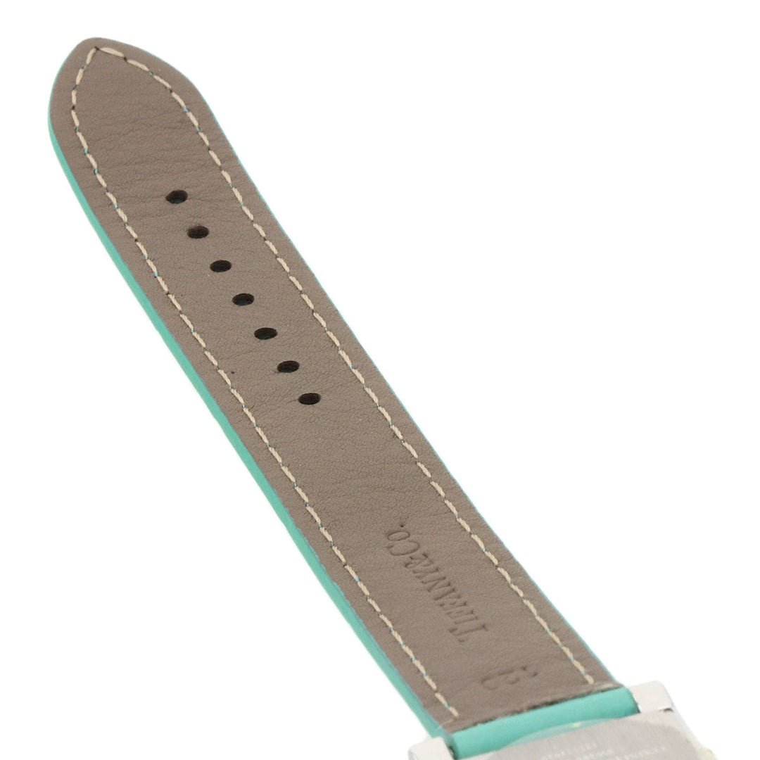 TIFFANY&Co. Watches Quartz Stainless Steel, Leather Silver 1837 Makers Silver dial Women Used Authentic