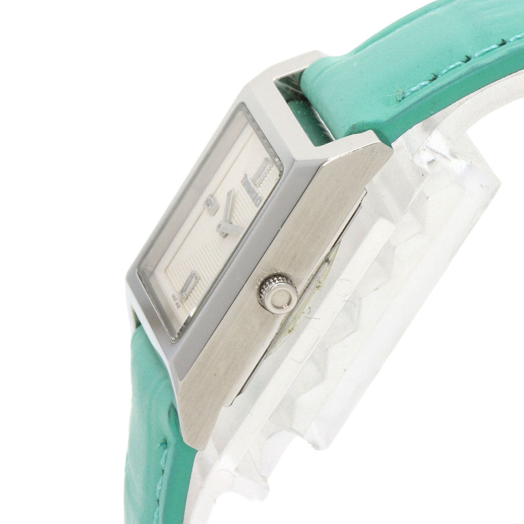 TIFFANY&Co. Watches Quartz Stainless Steel, Leather Silver 1837 Makers Silver dial Women Used Authentic