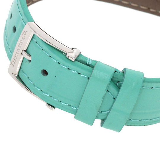 TIFFANY&Co. Watches Quartz Stainless Steel, Leather Silver 1837 Makers Silver dial Women Used Authentic