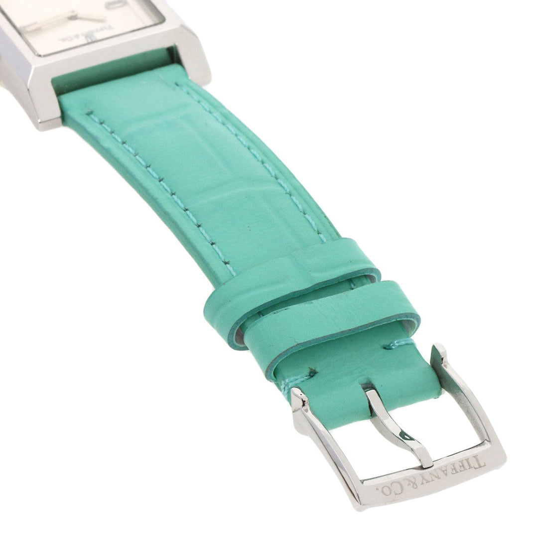 TIFFANY&Co. Watches Quartz Stainless Steel, Leather Silver 1837 Makers Silver dial Women Used Authentic