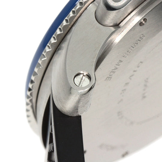 CARTIER Watches Mechanical Automatic WSCA0010 Stainless Steel, Rubber Silver Calibur de Cartier diver blue dial mens Used Authentic