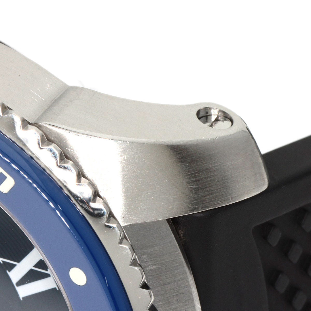 CARTIER Watches Mechanical Automatic WSCA0010 Stainless Steel, Rubber Silver Calibur de Cartier diver blue dial mens Used Authentic
