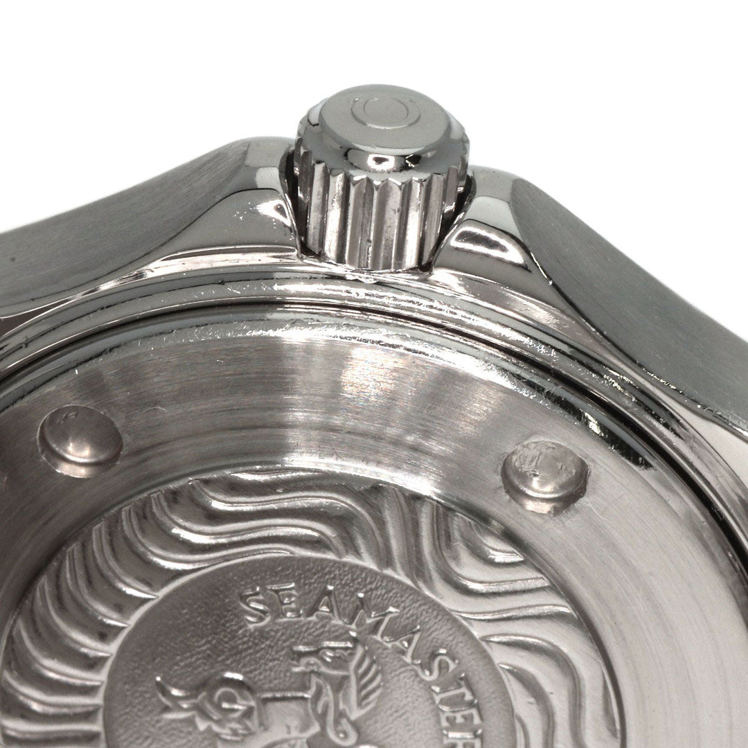 OMEGA Watches Quartz 2571.80 Stainless Steel , Stainless Steel Silver Seamaster 120m blue dial Women Used Authentic