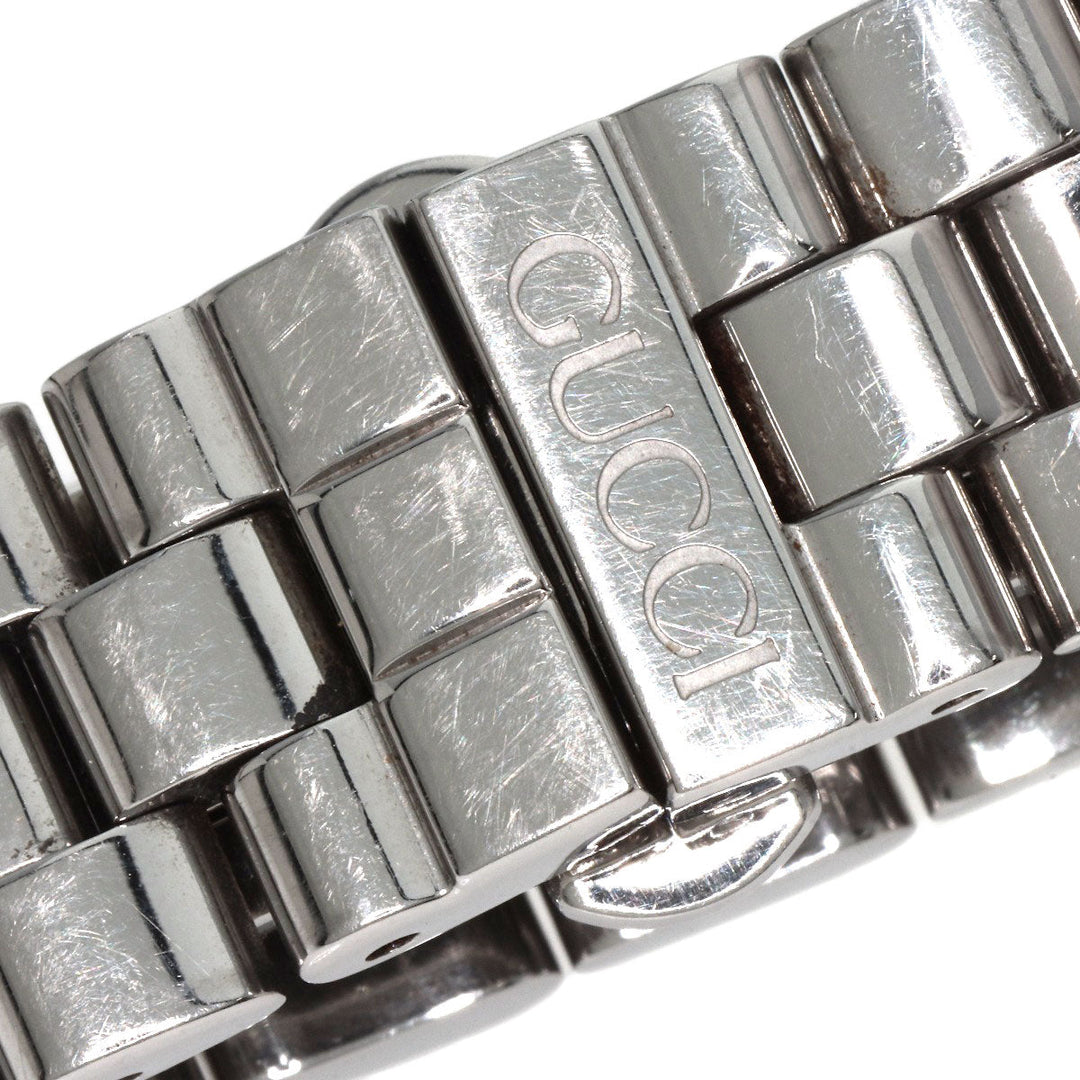 GUCCI Watches Quartz 3600L Stainless Steel , Stainless Steel Silver G Square Silver dial Women Used Authentic