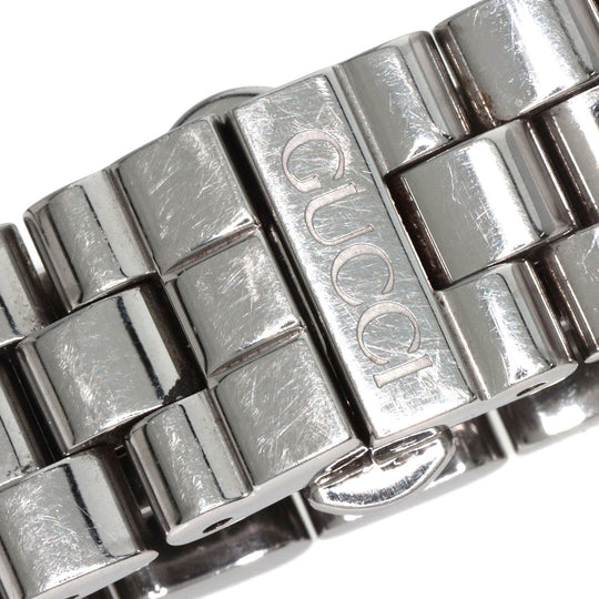GUCCI Watches Quartz 3600L Stainless Steel , Stainless Steel Silver G Square Silver dial Women Used Authentic