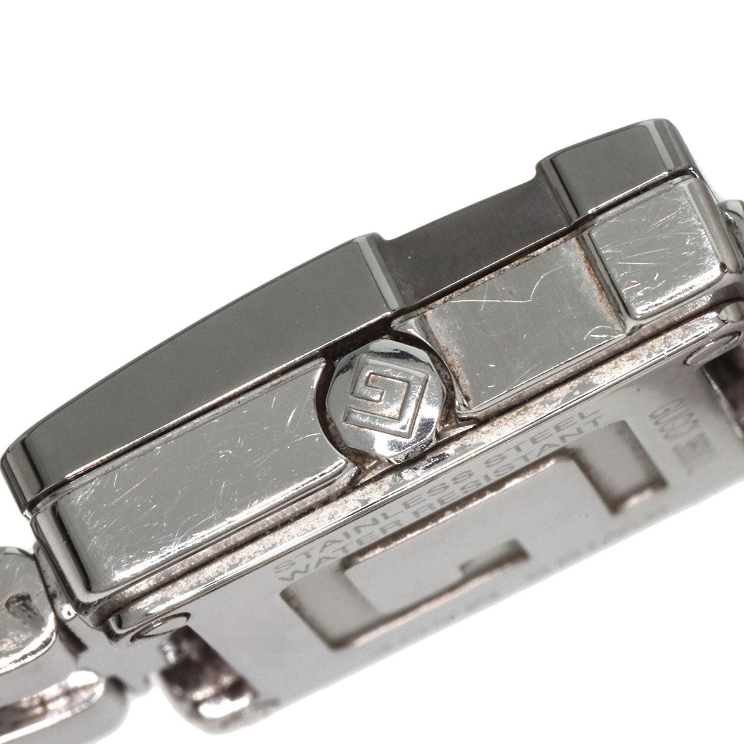 GUCCI Watches Quartz 3600L Stainless Steel , Stainless Steel Silver G Square Silver dial Women Used Authentic