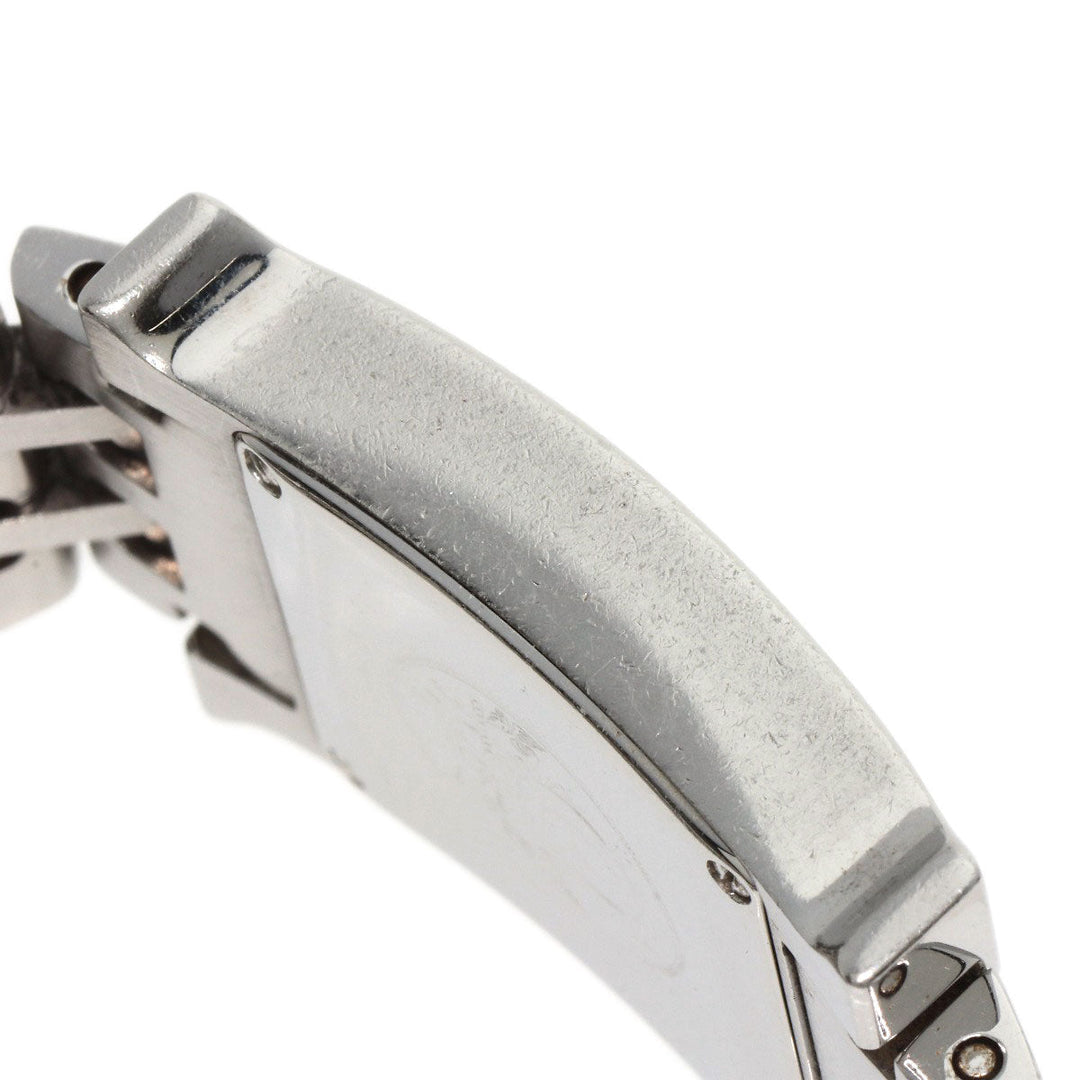 HERMES Watches Quartz HH1.210 Stainless Steel , Stainless Steel Silver H Watch Blue Gene Blue gene dial Women Used Authentic