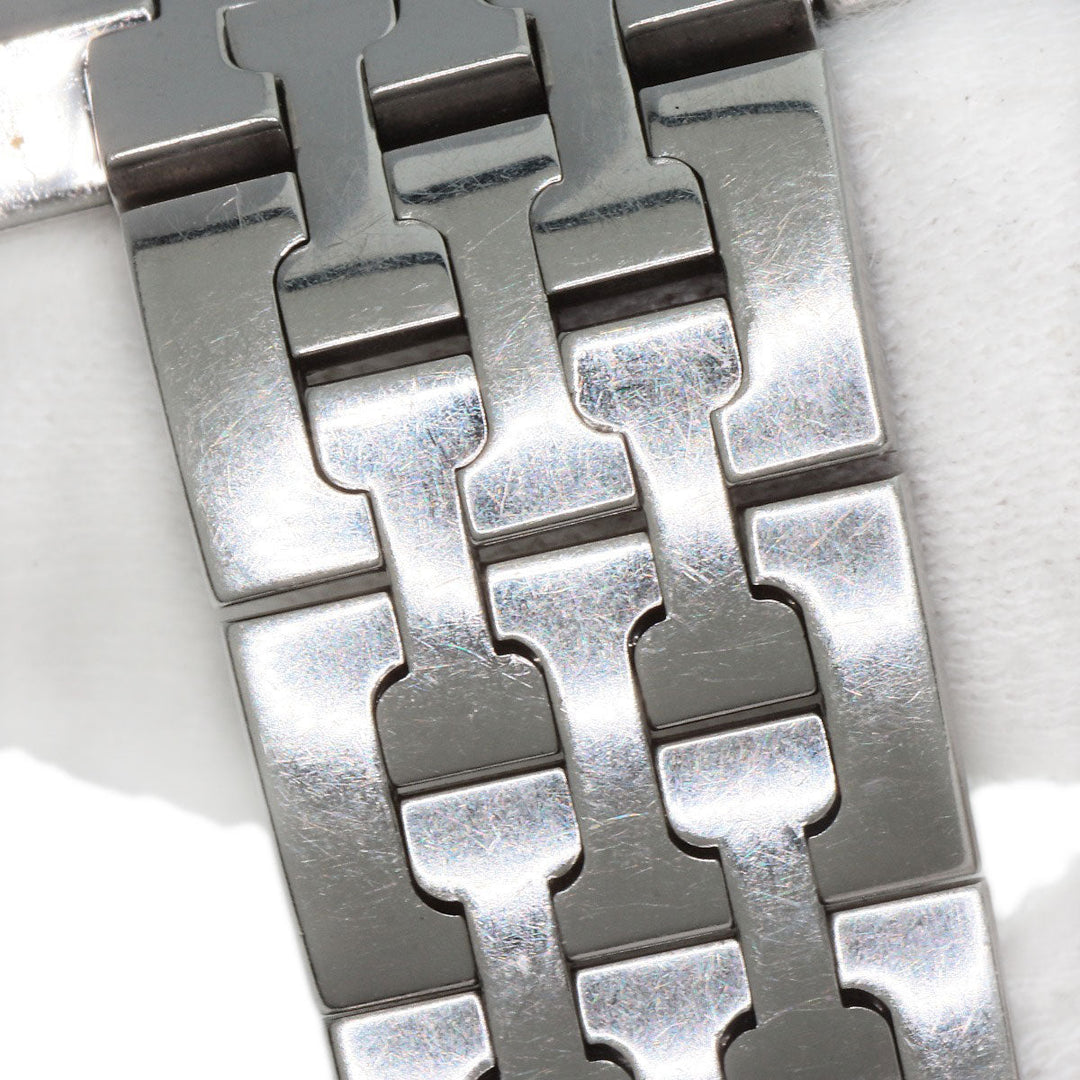 HERMES Watches Quartz HH1.210 Stainless Steel , Stainless Steel Silver H Watch Blue Gene Blue gene dial Women Used Authentic