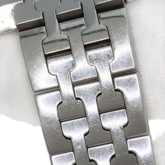 HERMES Watches Quartz HH1.210 Stainless Steel , Stainless Steel Silver H Watch Blue Gene Blue gene dial Women Used Authentic