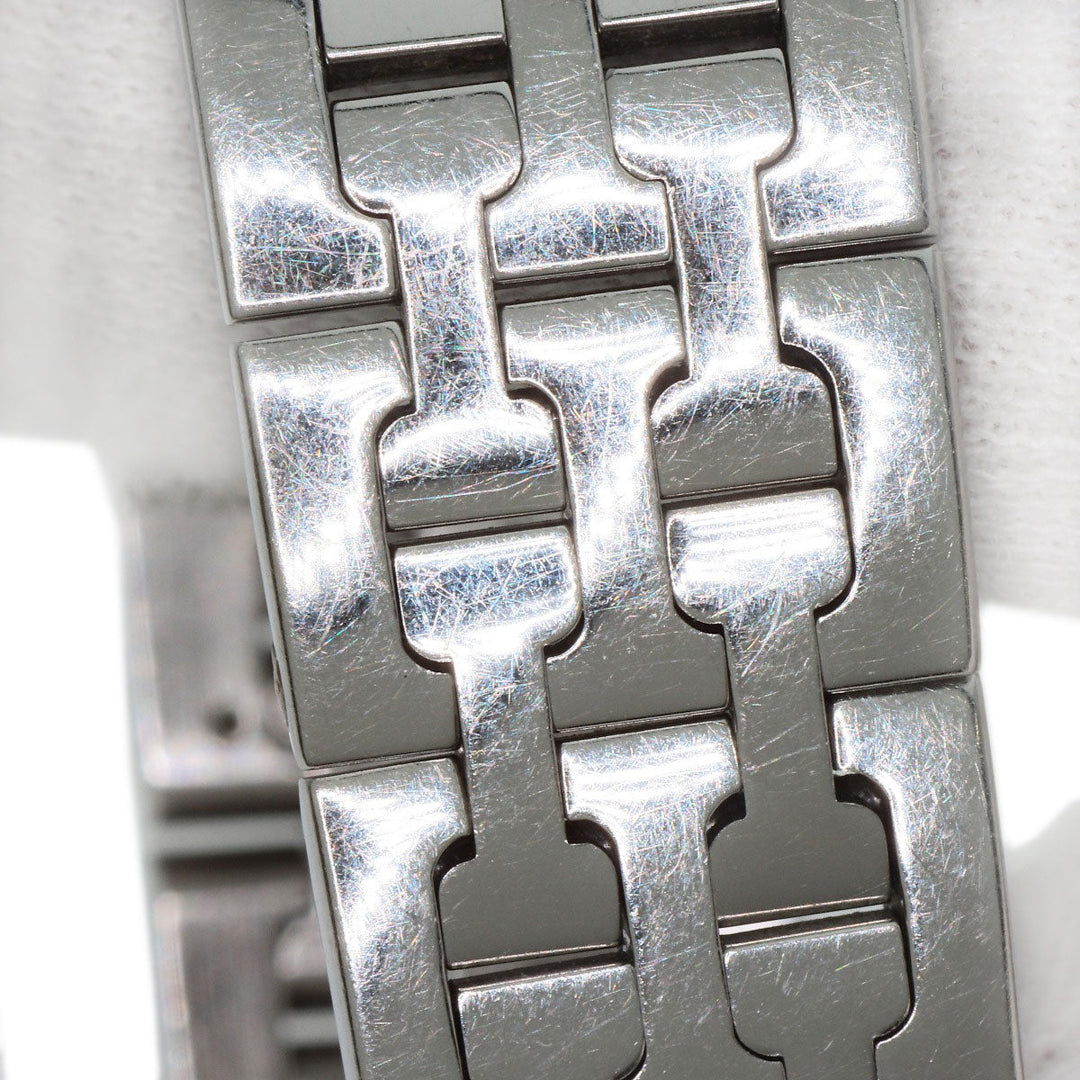 HERMES Watches Quartz HH1.210 Stainless Steel , Stainless Steel Silver H Watch Blue Gene Blue gene dial Women Used Authentic