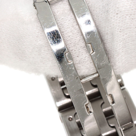 HERMES Watches Quartz HH1.210 Stainless Steel , Stainless Steel Silver H Watch Blue Gene Blue gene dial Women Used Authentic