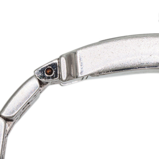 HERMES Watches Quartz HH1.210 Stainless Steel , Stainless Steel Silver H Watch Blue Gene Blue gene dial Women Used Authentic