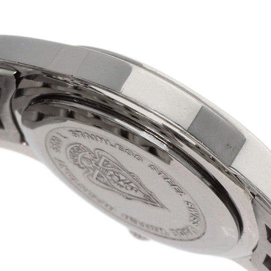 GUCCI Watches Quartz 5500L Stainless Steel , Stainless Steel Silver Round face Silver dial Women Used Authentic