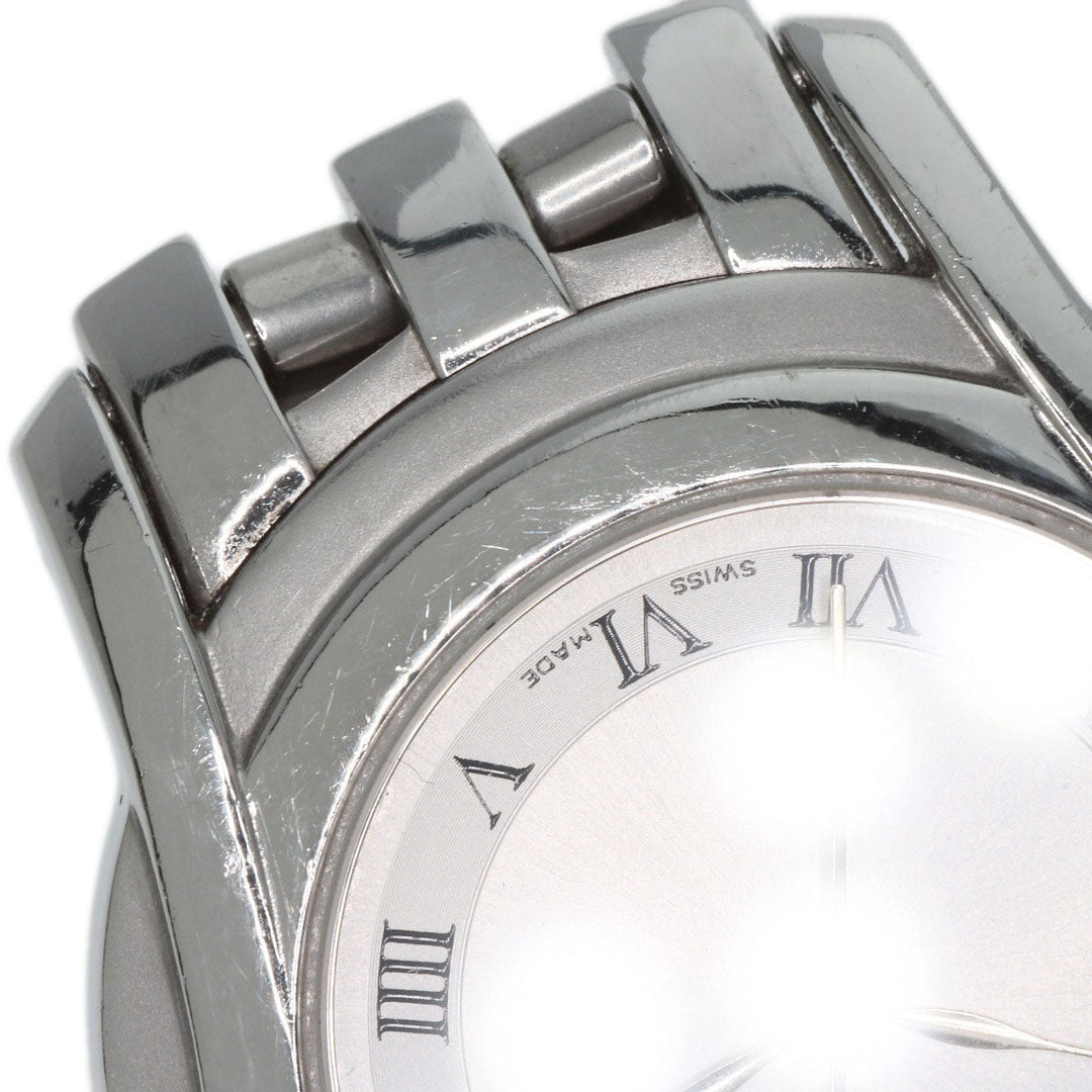 GUCCI Watches Quartz 5500L Stainless Steel , Stainless Steel Silver Round face Silver dial Women Used Authentic