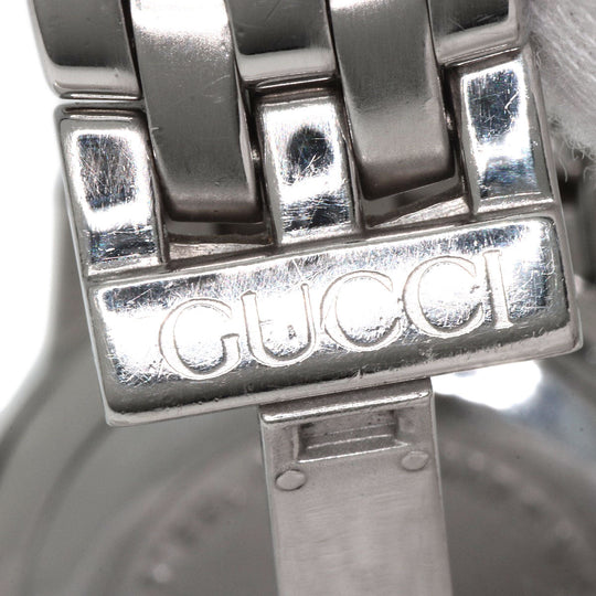 GUCCI Watches Quartz 5500L Stainless Steel , Stainless Steel Silver Round face Silver dial Women Used Authentic