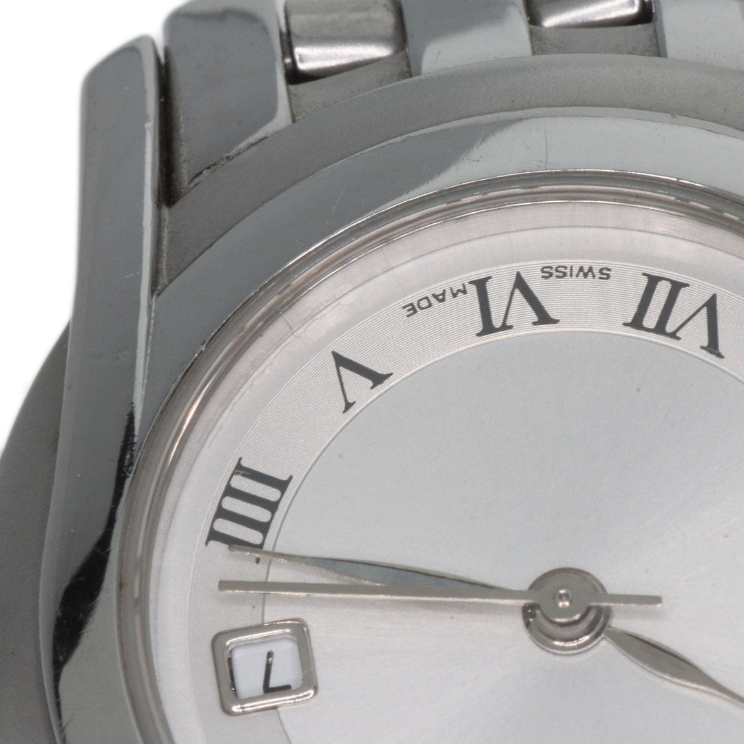 GUCCI Watches Quartz 5500L Stainless Steel , Stainless Steel Silver Round face Silver dial Women Used Authentic