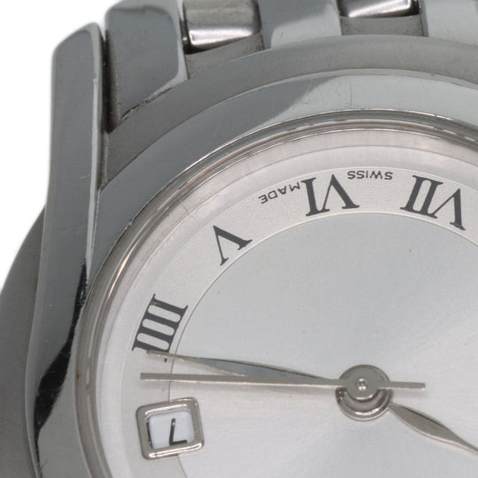 GUCCI Watches Quartz 5500L Stainless Steel , Stainless Steel Silver Round face Silver dial Women Used Authentic