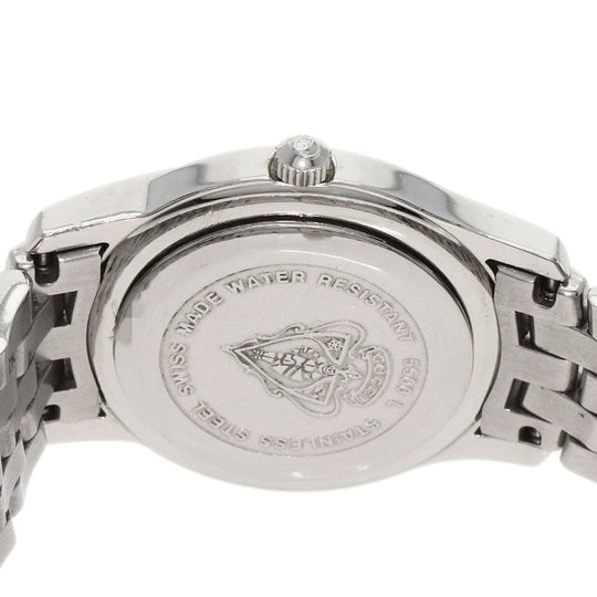 GUCCI Watches Quartz 5500L Stainless Steel , Stainless Steel Silver Round face Silver dial Women Used Authentic