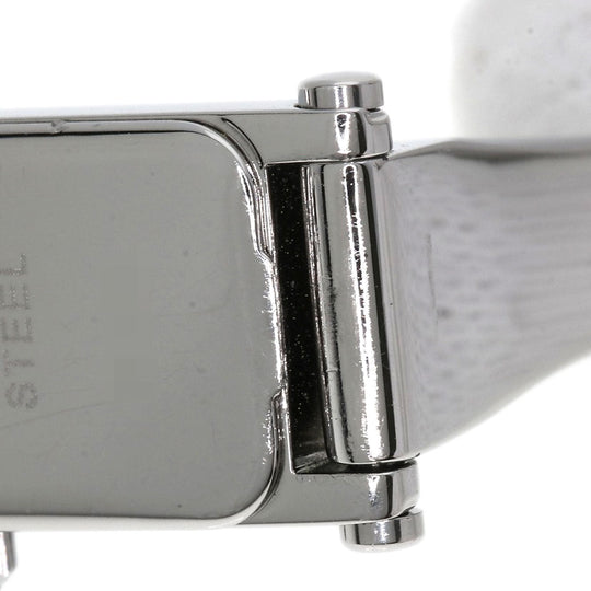 GUCCI Watches Quartz Stainless Steel , Stainless Steel Silver 1500L black dial Women Used Authentic