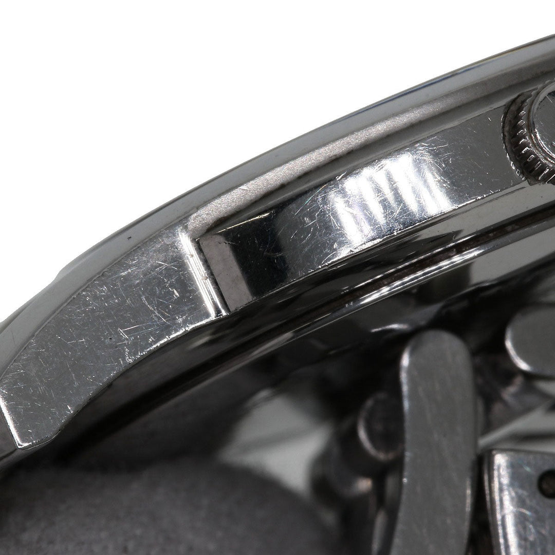 GUCCI Watches Quartz 5500M Stainless Steel , Stainless Steel Silver Round face black dial mens Used Authentic