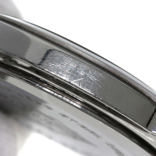 GUCCI Watches Quartz 5500M Stainless Steel , Stainless Steel Silver Round face black dial mens Used Authentic