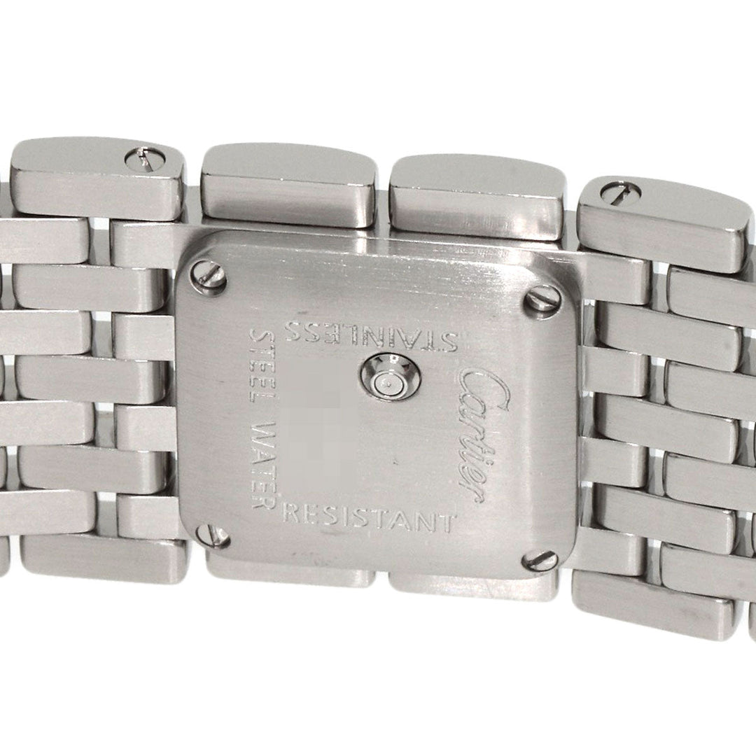 CARTIER Watches Quartz W61001T9 Stainless Steel , Stainless Steel Silver PANTHERE Ryuban White shell dial Women Used Authentic