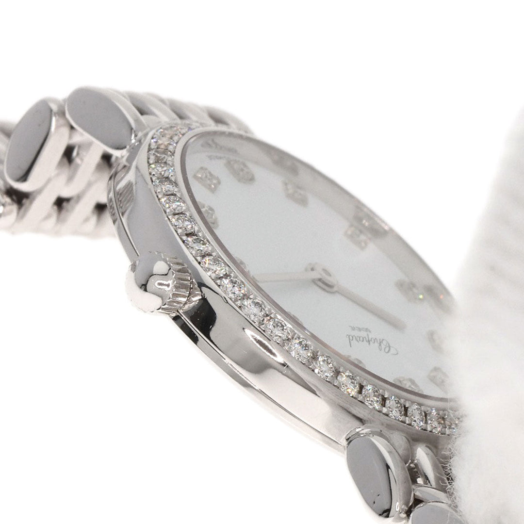 Chopard Watches Quartz 10/5911 K18WG, K18WG, Diamond Silver Classic 12P Bezel Diamond white dial Women Used Authentic